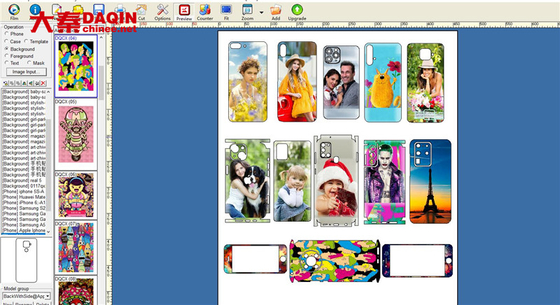 Daqin DIY Mobile Skin Cutter Template Software Бесплатное обновление