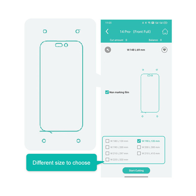 Daqin IDSKIN Screen Protector Cutting Machine Эффективный фильморезатель для телефонов и часов
