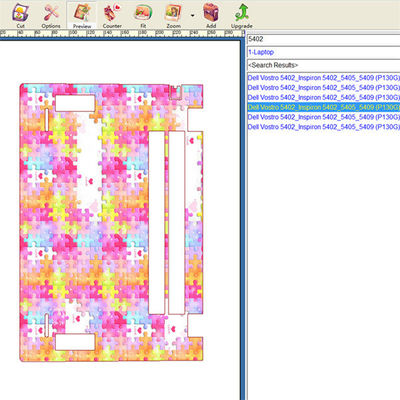 Машина для создания ноутбука с шаблонами для ноутбука и без ограничения на резку