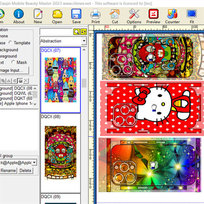 Программа A3 Мобильный резак для кожи Daqin Die Cut Sticker Maker Diy Stickers